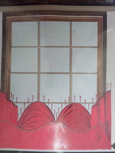 New valance swag topper window - new,